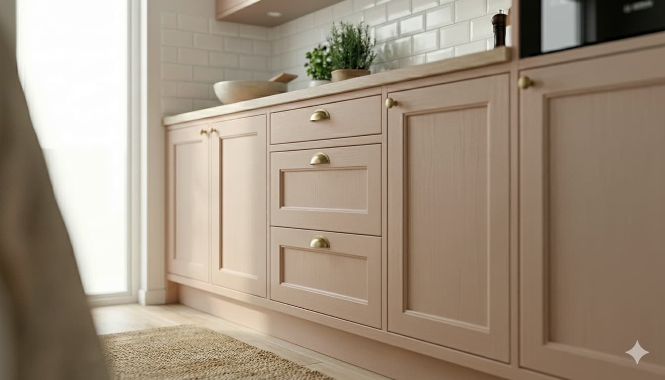 Kitchen Cabinet Paint Nude Cork